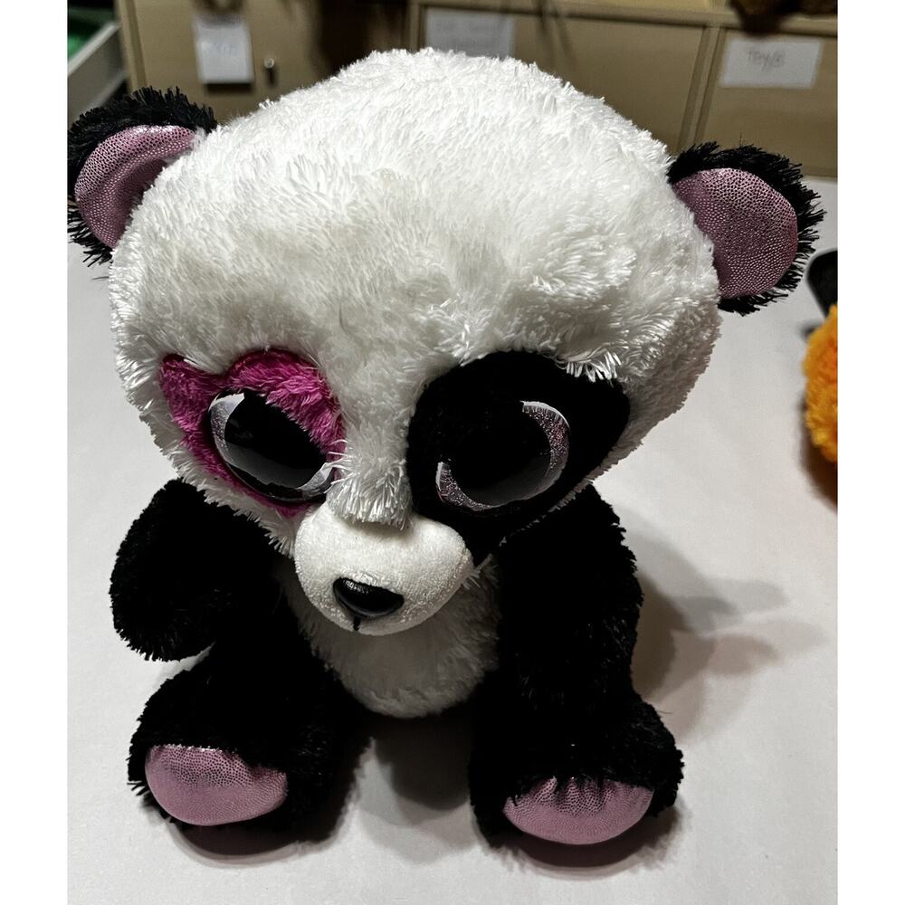 Ty Beanie Boos - MANDY the Panda Bear 8" Plush Stuffed Animal
